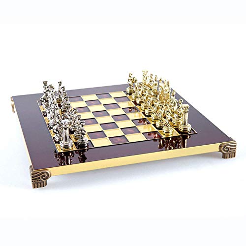 Échecs gréco romain Manopoulos une idée cadeau prestigieuse en bois et laiton