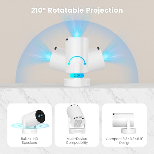 SKUOU Mini Portable Projector HY300 ULTRA の商品画像 5