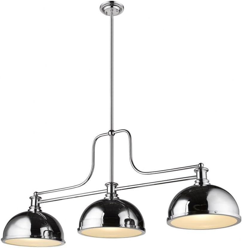 Z-Lite 725-3HBR-DMO14 3 Light Chandelier, Heritage Brass