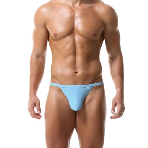 Pleasure Tanga Bikini Brief Mens Bang Pouch Underwear Nylon Thong Briefs2