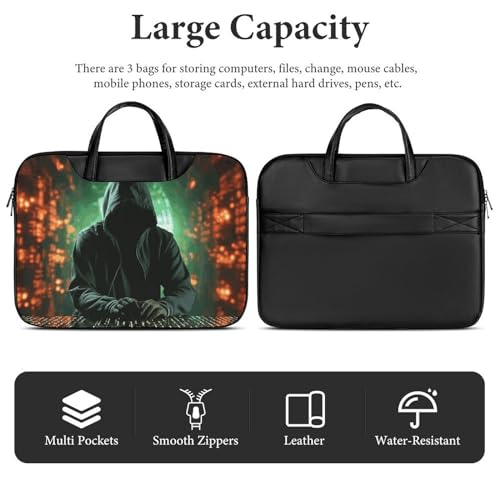 Bolso hacker para portátil 17 pulgadas impermeable miniatura 5