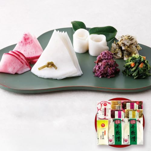 土井志ば漬本舗 はんなり京漬物7種8点セット WS40(秋冬)|京都大原 老舗 食べ比べ 千枚漬 はんなり漬白菜 はんなり漬きゅうり はりはり漬 5種5点 ギフト プレゼント 贈答 お取り寄せ 通販 ふるさと納税