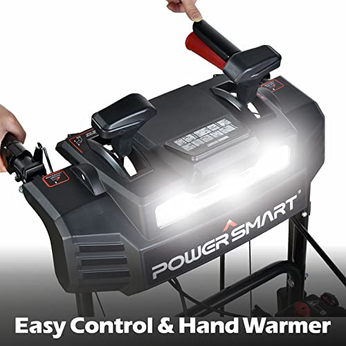 Powersmart PSSAM24BS Snow Blower Gas Powered 24 Inch 208Cc B&S Engine With Electric Starter, Handle Warmer, Self-Propelled, 2-Stage Snowblower Bs24 thumb #2