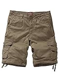 Match Men's Twill Comfort Cargo Short Without Belt #S3612 (Label Size L/32 (US 30), Light Khaki)
