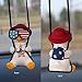Swing Duck Car Hanging Ornament, Cute Duck Car Pendant Interior, Flying Duck Car Interior,Resin Duck Figurines Car Mirror Hanging Accessories for Car Rearview Mirror Decoration, Home Decoration Crafts