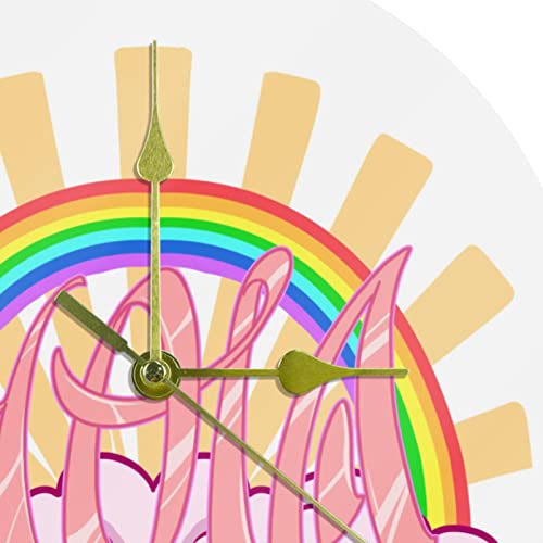 Horloge murale acrylique Hola haut de gamme avec mécanisme sans tic-tac - 3