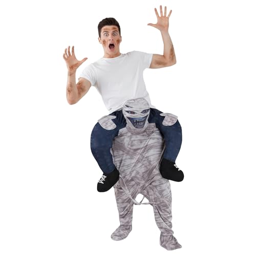 Morph Disfraz Momia Hombre, Disfraz A Hombros, Disfraz Halloween Hombre Momia