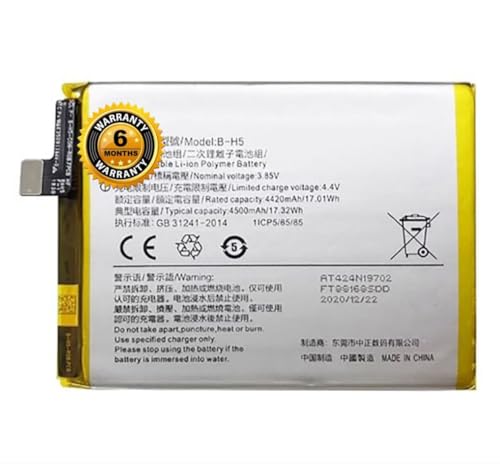 Image of THE BATTERY STORE Orignal B-H5 Battery for VIVO IQOO NEO Battery with 6 Month Warranty**** (for B-H5)