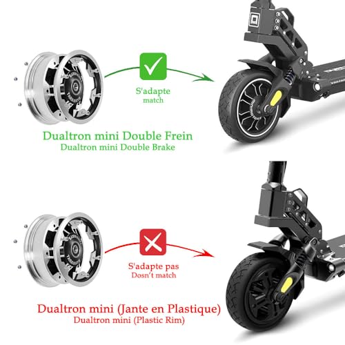 Front Rim Dualtron mini Double Brake Two Parts Taraways, gray - Image 3