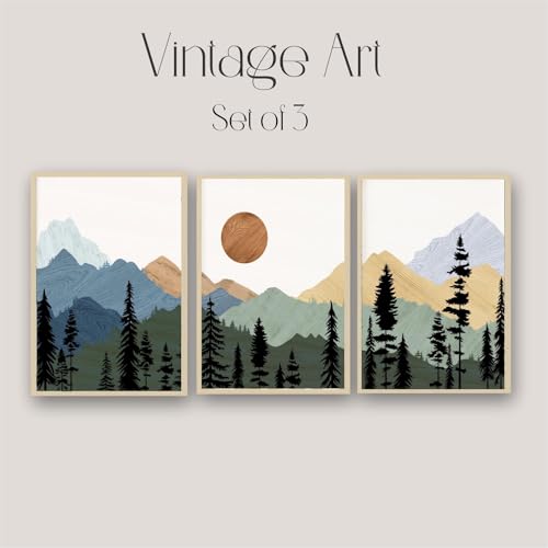 Image of Artsense Modern Landscape Wall Art for Living Room, Bedroom & Office Decor | Premium Artwork Print | Contemporary Nature Inspired Design | Ready to Display Home Decoration