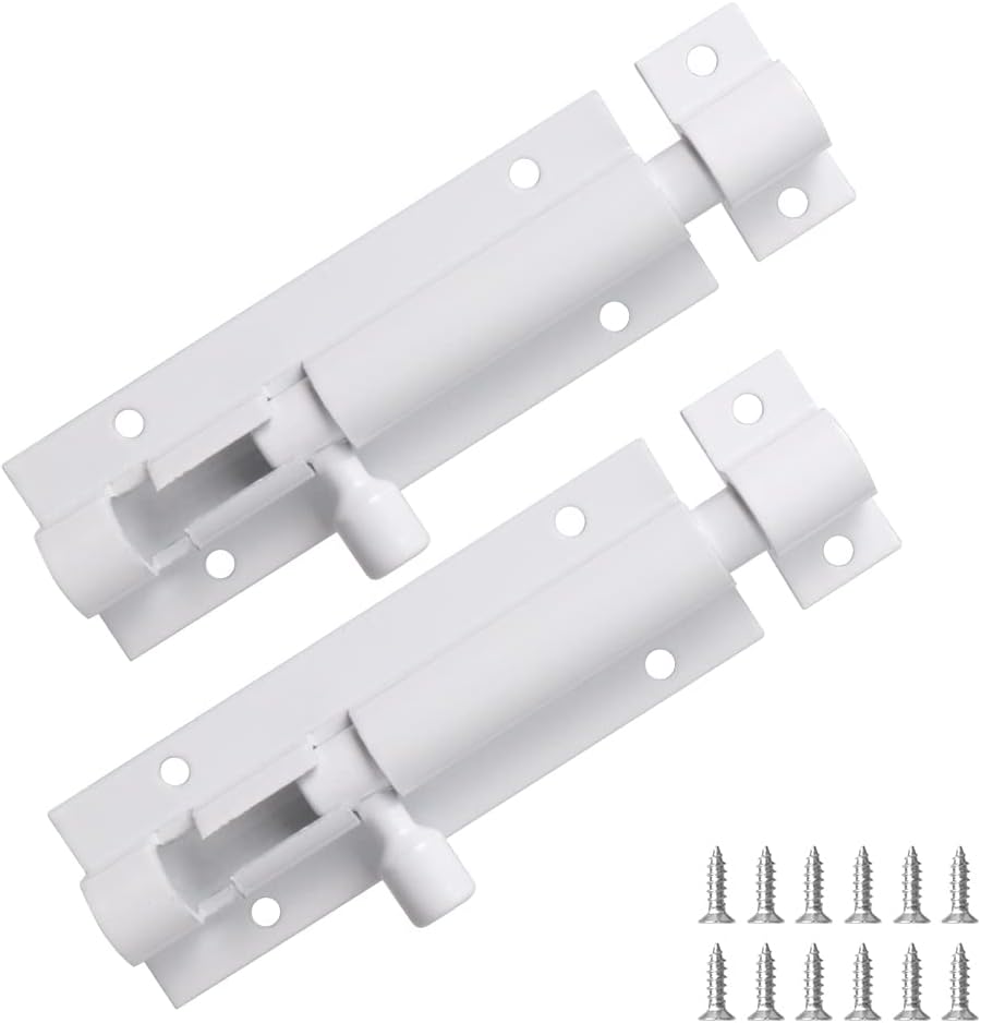 Door Lock Bolts Security Slide Latch Lock 75mm (3″) Barrel Bolt Strong