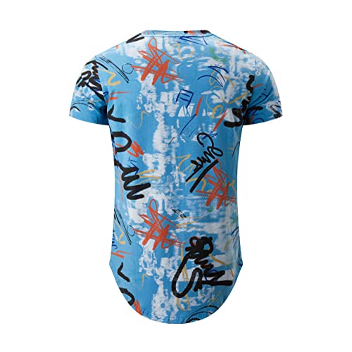 YININF Mens Hipster Hip Hop Short Sleeve Print T-Shirt Shirts Men