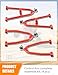 Front Upper & Lower A-Arms for 2003–2004 Suzuki Quadsport LTZ400 – Heavy-Duty Chromoly Tubular Steel with Needle/Roller Bearings