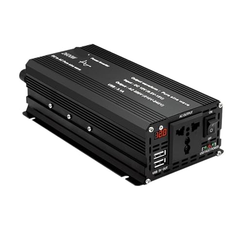 Onduleur 12V 24V sinus pur convertisseur alimentation électrique 1000W 2600W