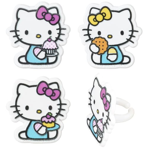 Decopac 47798 Hello Kitty® Rings, Cupcake Decorations Featuring Hello Kitty And Mimmy thumb #4