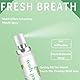 Mundspray 20ML, Atemerfrischer, Mundspray mit Fruchtgeschmack, Auffrischungspflegespray, Tragbares Spray, Gegen Mundgeruch Und Karies Mundtrockenheit, Mundgeruchspflege,Nachhaltig Frischen Atem-Minze