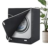 Generisch Waschmaschinen-Trockner-Abdeckung | 3-seitige Wasserdichte, Staubdichte Haushaltswaren – Frontlader-Maschinenabdeckung | Für Den Täglichen Gebrauch Im Innen- Und Außenbereich, Zuhause, Balko