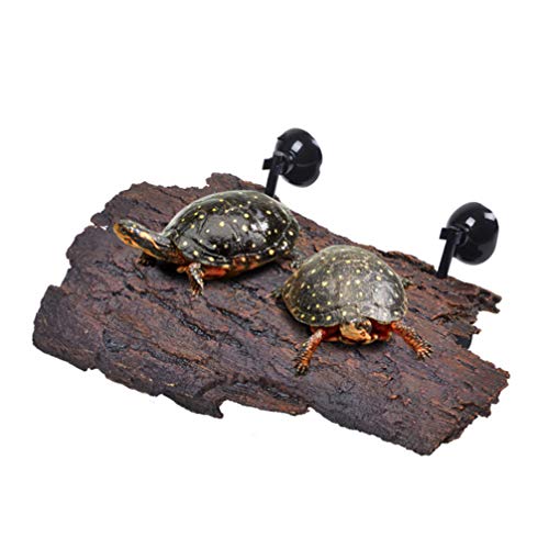 UKCOCO Tartaruga Plataforma Habitat Decoração Réptil Esconderijo Cais Tartaruga Frade Rampa Degrau B