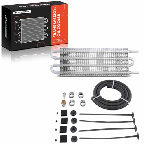 A-Premium Transmission Oil Cooler Kit with Hose Mount