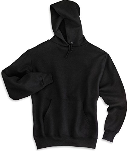 Jerzees 8 oz. NuBlend 50/50 Pullover Hood, Black - Large