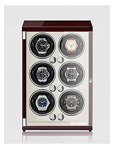 Reloj Winder para 6 Relojes automático antimagnética y silencioso vertical