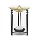 Gifts & Decor Tealight Holder Harmony Crystalline Dish with Oil Warmer