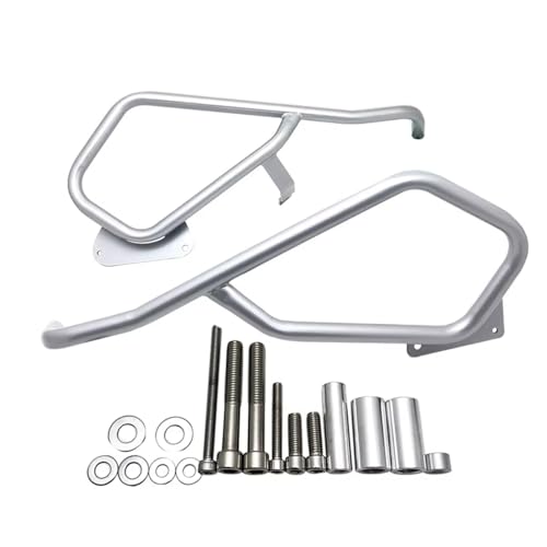 �ɓK������ K1600GT �ɓK������K1600GTL 2011-2023 �X�`�[���N���b�V���o�[ �T�h���o�b�O �T�C�h�{�b�N�X �G���W���K�[�h �ی�t���[�� �o���p�[ �N���b�V���G���W���K�[�h(Silver Front Bumper)