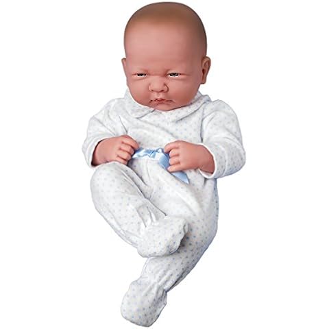 FRILLY LILY Blue Spotty Babygrow for 12-14 inch (30-36 cm) Baby Dolls DOLL NOT INCLUDED to fit dolls such as My First Baby Annabell and Alexander, and MY Little Baby Born Cover