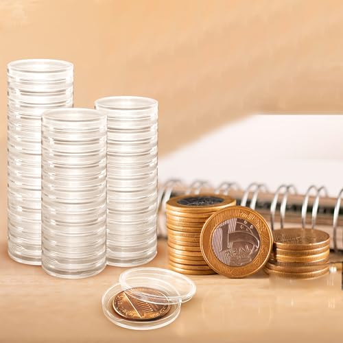 400 cápsulas para monedas de 21 mm - protector y organizador miniatura 6