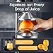juice.Hand Press Juicer Machine, Manual Orange Juicer and Professional Citrus Juicer for Orange Juice Pom Lime Lemon Juice,Home and Commercial Extractors Squeezer, Easy to Clean, Gray