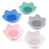 Mxclimate Silicone Soap Dishes with Draining 5 Pack,Bar Soap Holder,Bathroom Soap Tray,Soap Case for