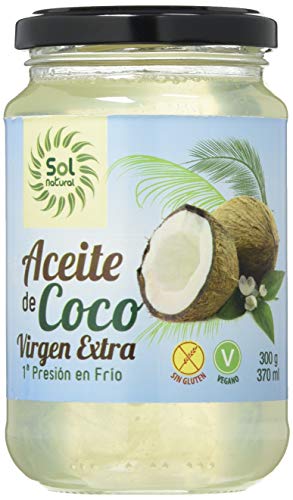 Solnatural Aceite De Coco Virgen Extra Mediano Bio 370 Ml 200 G