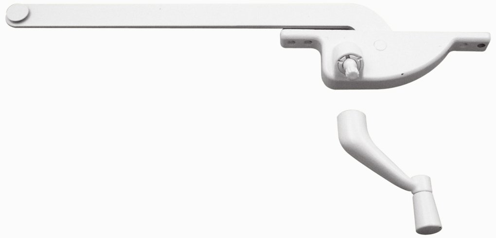 Prime-Line Ürünler H 3709 Prime Line Sağ El Gözyaşı Damlası Tarzı Kanatlı Operatör 22,86 cm L, Kalıp Döküm Çinko, 22,86 cm, Beyaz