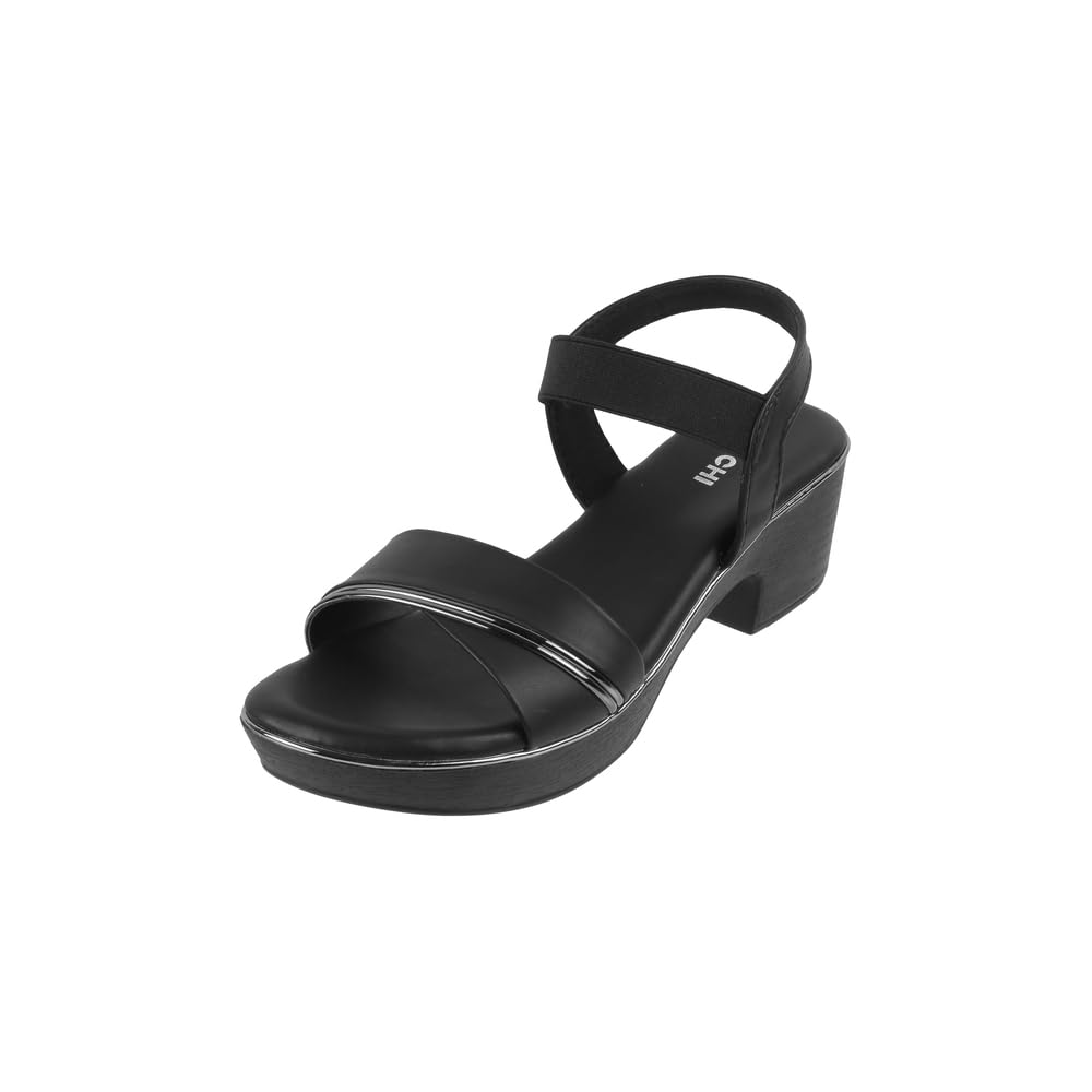 mochi Women Comfort Block Heel Ankle-strap Fashion Sandal-picture-33