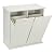 Household Essentials Tilt-Out Laundry Sorter Cabinet with Shutter Front