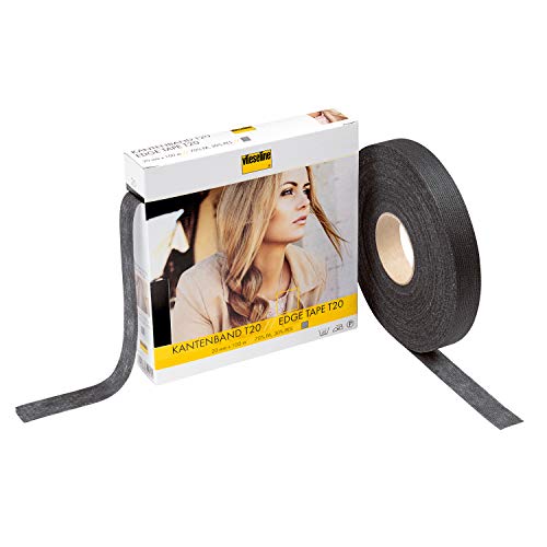 Vlieseline de Freudenberg Renfort de Lisière T20 Anthracite, 50M 2 cm x 100 m Cover