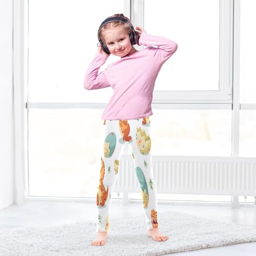 Bolaz Toddler Girls Leggings Printed Yoga Pants Leggings Dinosaurs Eggs for Kids4