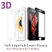 Produktbild Panzerglas Schutzfolie kompatibel 3D Curved Edge Full Cover Screen Protector for iPhone 7 6S 8 Tempered Glass On The for iPhone 6 S 7 8 Plus Protective Glass Film for iPhone 6 Plus Black