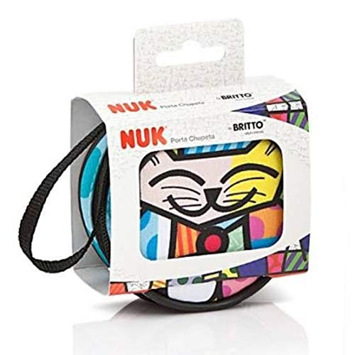 KIT NUK 01 Porta Chupeta Romero Britto + 01 Prendedor de Chupeta Decorado