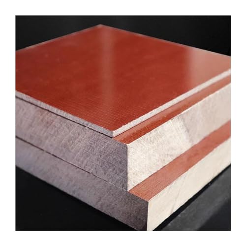 CKSEKD Bachelite Pannello in Resina Fenolica Piastra Elettrica in Lamiera 2-20 Mm di Spessore Isolamento Antistatico Resistenza alle Alte Temperature, 1 Pz(Size:10x200x200mm)