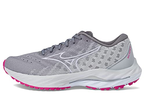 Mizuno-Womens-Wave-Inspire-19-Running-Shoe-ShadeWhite-9 41L3T+j86HL