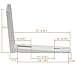JEACENT Mini Split Bracket for Ductless Air Conditioner Wall Mounting Unit 15,000-36,000BTU