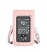 Carry Pouch with a Transparent Window and Pocket for DEXCOM G6 (G7) Receiver (Pink)