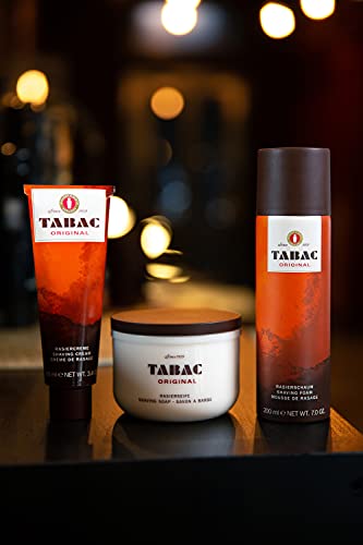 Tabac® Original | Rasierseife im Tiegel - ermöglicht leichte und gründliche Rasur - Original Seit 1959 | 125g