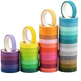 【Versátil】 Estas cintas son ideales para álbumes de recortes, diarios, planificadores, que también se pueden usar en tarjetas de agradecimiento, marcos de fotos, útiles escolares, papelería, cables de computadora, estuches para teléfonos celulares, accesorios de escritorio, envoltorios de regalos, decoración del hogar o simplemente para añade los toques finales a tus tazas.