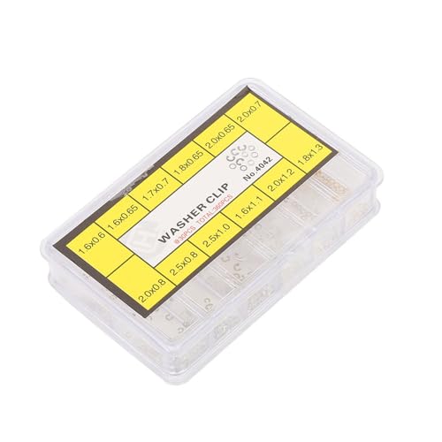 Botón de Empuje Reloj Clip Arandela, Reloj Pulsador Arandela Clip Calendario Disco Reloj Herramienta de Reparación Accesorio, Accesorio Reloj Calendario Clip, Accesorio de Reloj