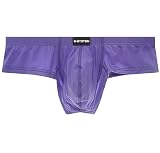 [ジーステーション] XL パープル ボクサーパンツ メンズ HIP FIT!! スポーツストレッチ ショートメンズボクサーパンツ 通気性