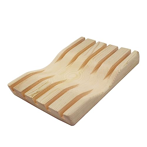 Ipetboom 1 Pc Soporte Para Tijeras De Madera Maciza De Soporte De Tijera Accesorios De Peluquería Tijeras De Peluquero Soporte Para Tijeras De Estilista Tijeras De Cejas Con Peine