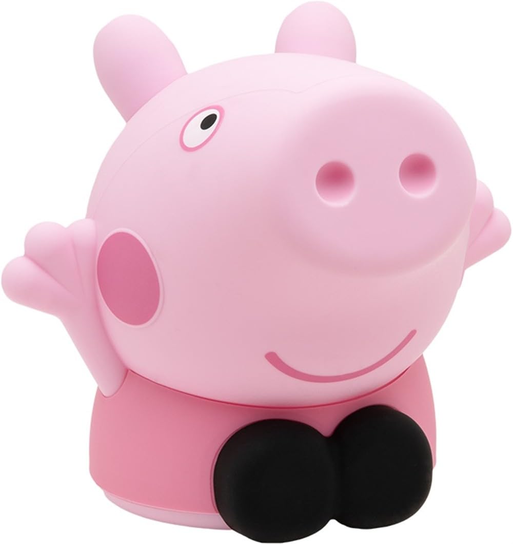 Paladone Peppa Pig Squishy Lamp - Officially Licensed Free Standing Desk Light, Gaming Room Decor and Merchandise for Boys and Girls, Nightlight Gift Accessory for Playroom and Bedroom