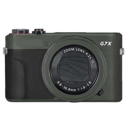 G7XII �J�����J�o�[ �X�L���X�e�b�J�[ �ɓK������ Canon G7X Mark II �J�����v���e�N�^�[ �t�B���� �X�L�� ���h�~ �ی� ���� �ϖ��Ր� (���U�[�O���[��)